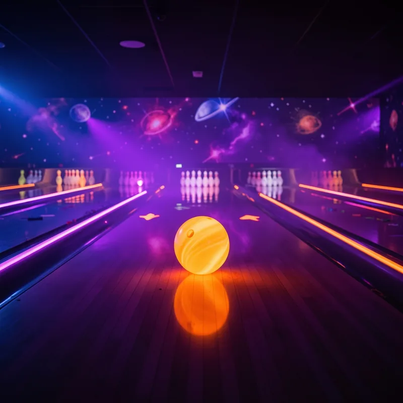 Laser bowling : le bowling fluo sous lumière noire expliqué